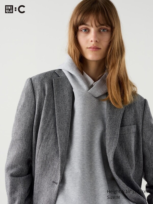 

Куртка большого размера Uniqlo, серый