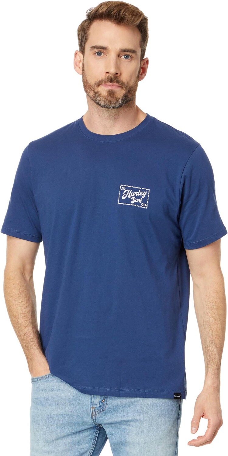 

Футболка Hut Life с короткими рукавами Hurley, цвет Blue Void