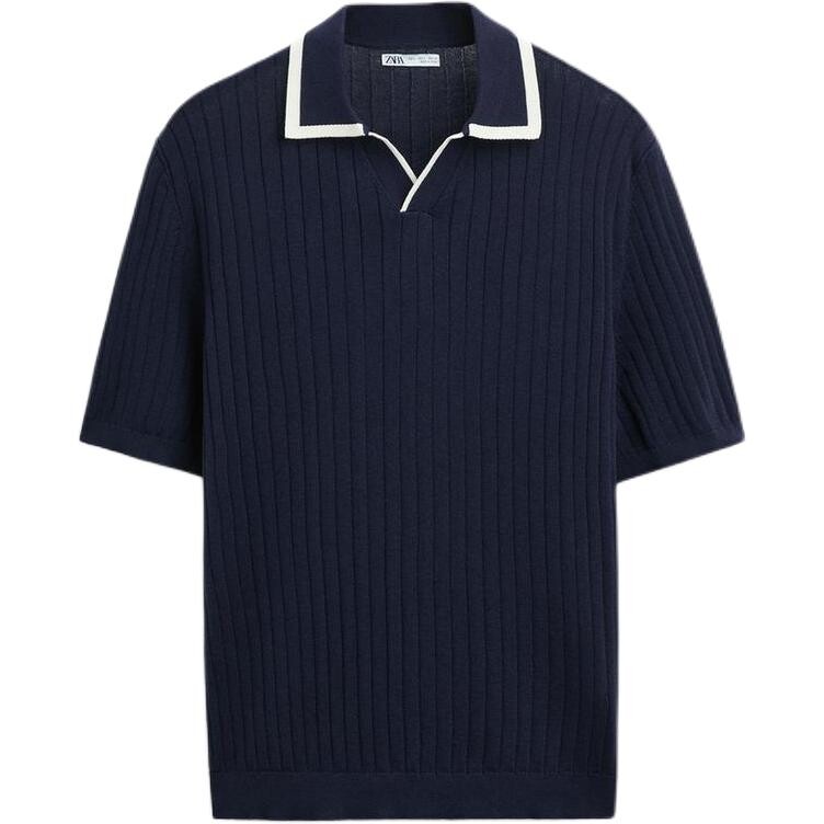 

Рубашка поло мужская, цвет морской волны Zara, цвет Sea Blue