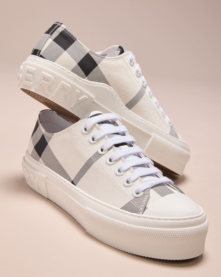

Низкие кеды в клетку Jack Burberry