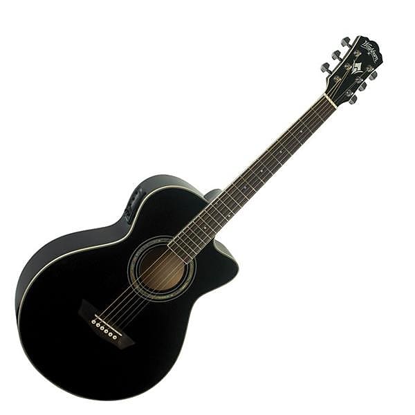 

Акустическая гитара Washburn EA10B Festival Series Petite Jumbo Cutaway Mahogany Neck 6-String Acoustic-Electric Guitar