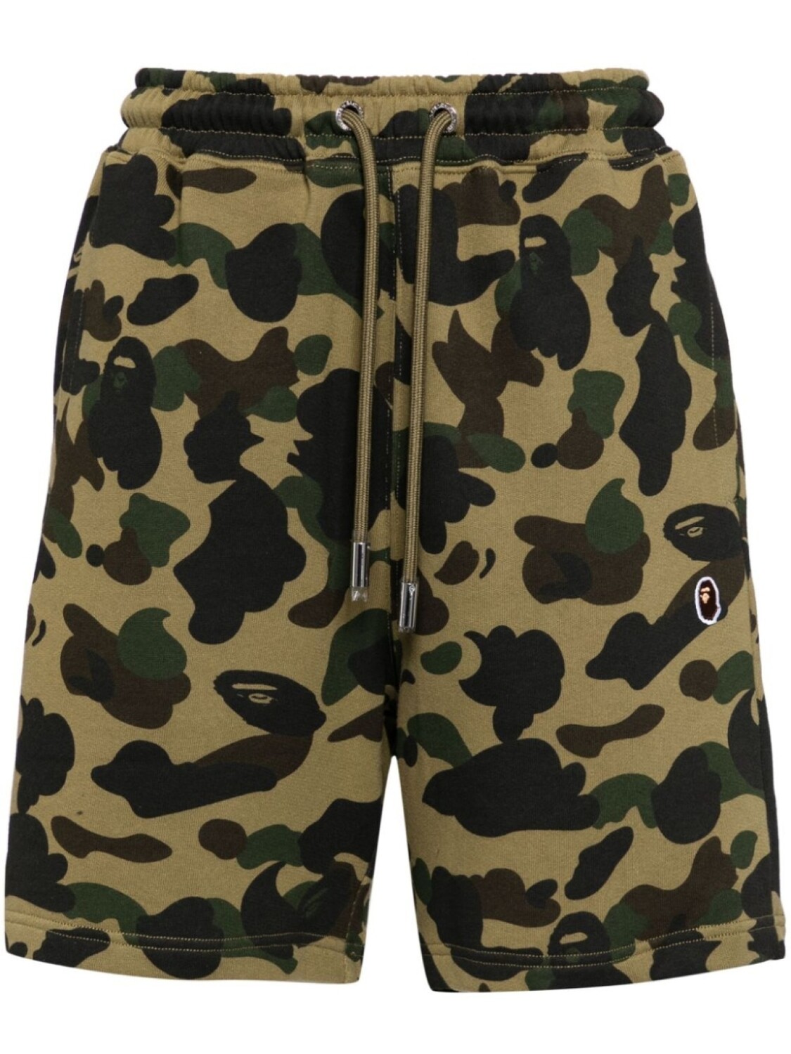

Шорты из смесового хлопка с камуфляжным принтом A BATHING APE, зеленые