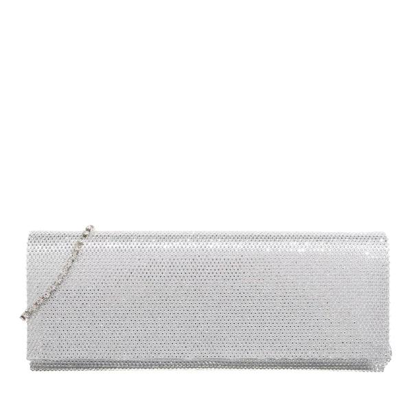 

Сумка envelope lame' silver + Gedebe, серебряный