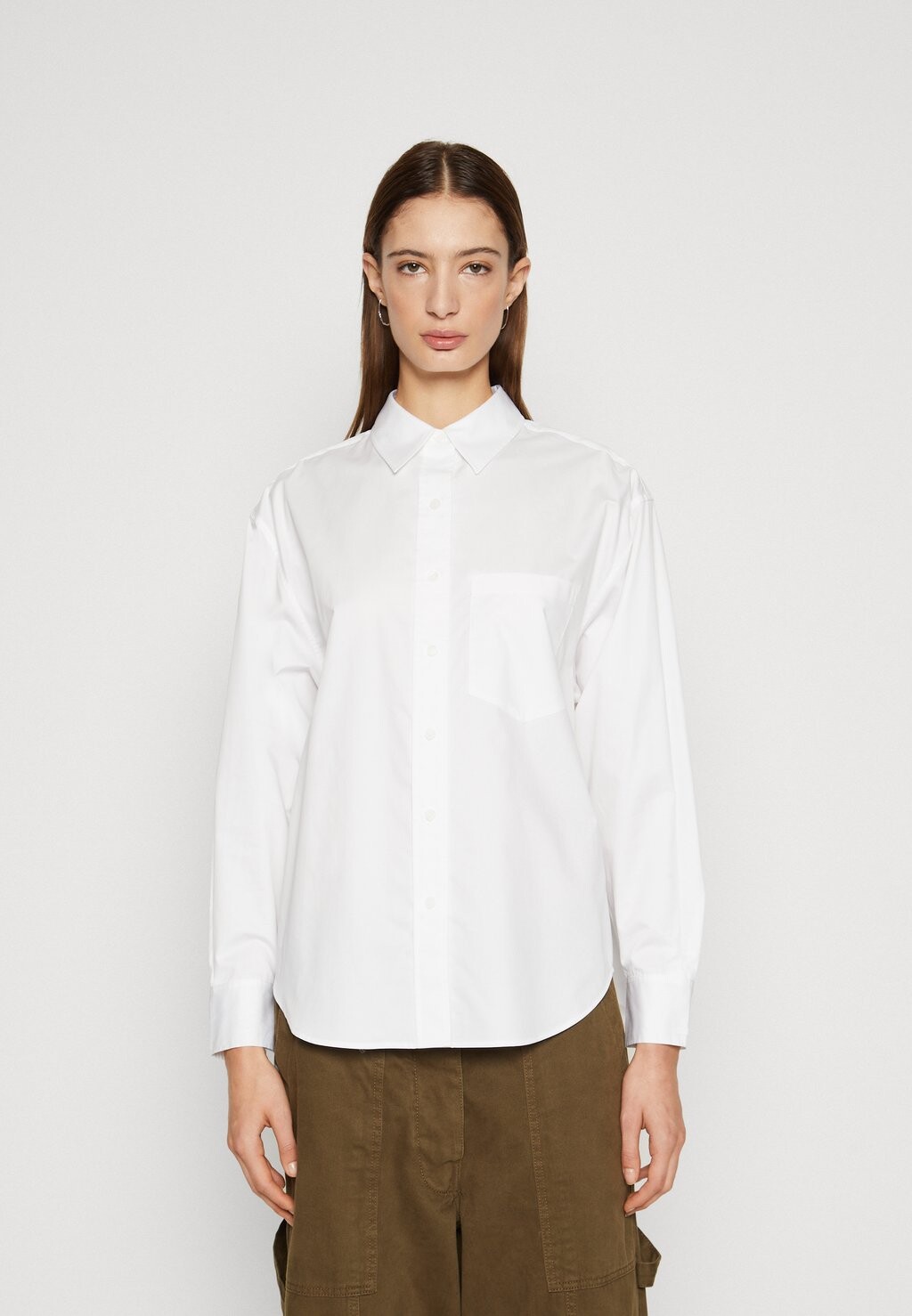 

Рубашка Calvin Klein РАССЛАБЛЕННАЯ РУБАШКА, цвет bright white