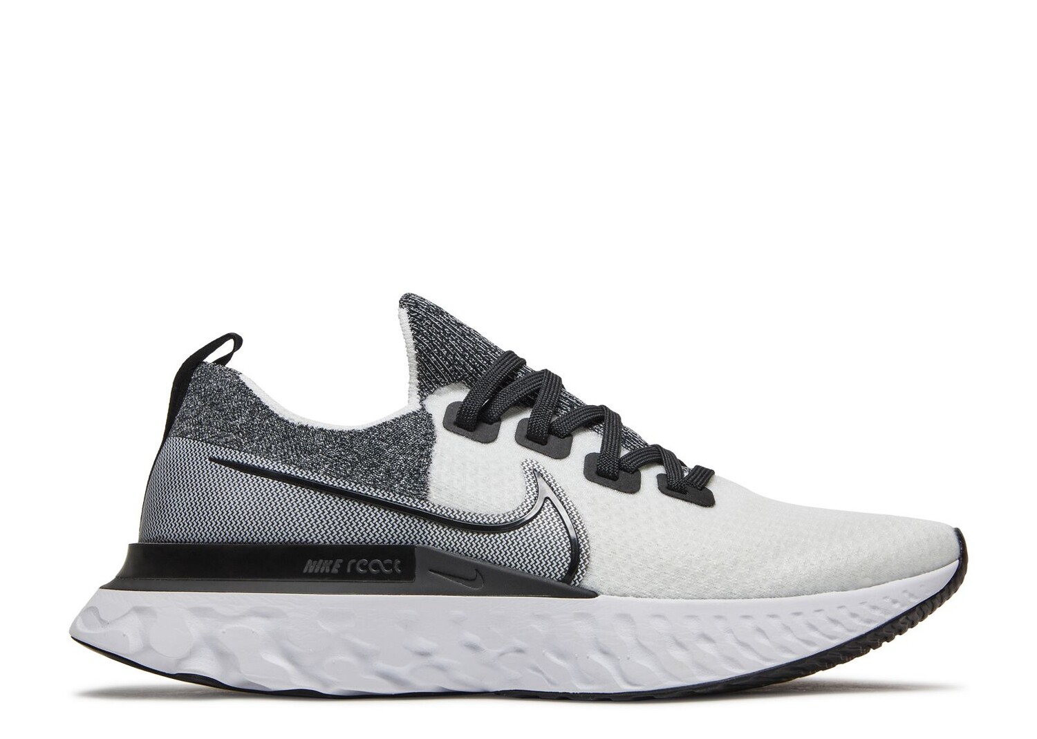 

Кроссовки Nike React Infinity Run Flyknit 'Black White', черный