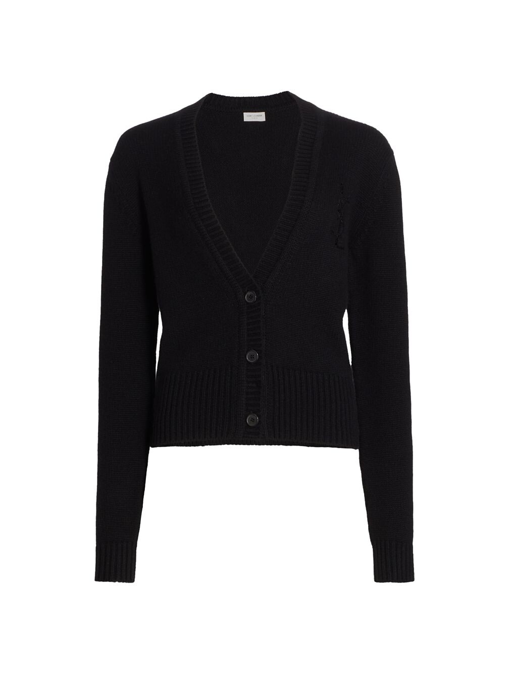

Кашемировый кардиган с логотипом и пайетками Saint Laurent