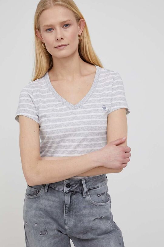 

Футболка G-Star из необработанного хлопка G-Star Raw, серый