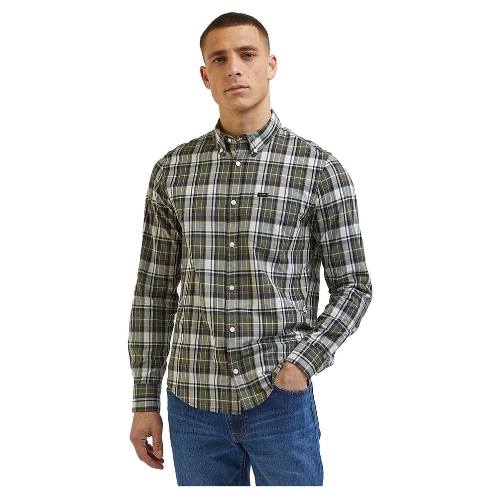 

Рубашка с длинным рукавом Lee Button Down, зеленый