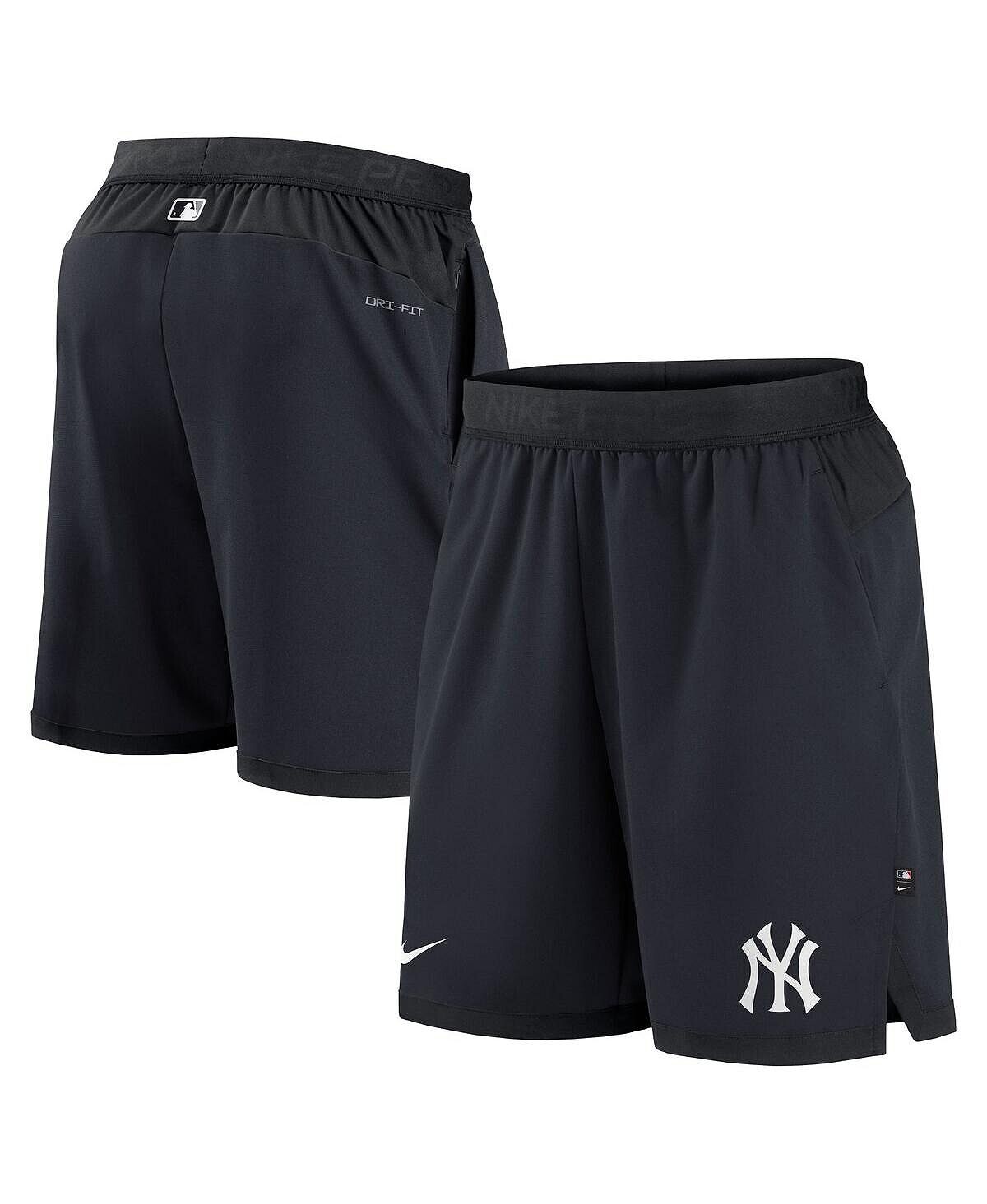

Мужские темно-синие шорты New York Yankees Authentic Collection Flex Vent Performance Nike