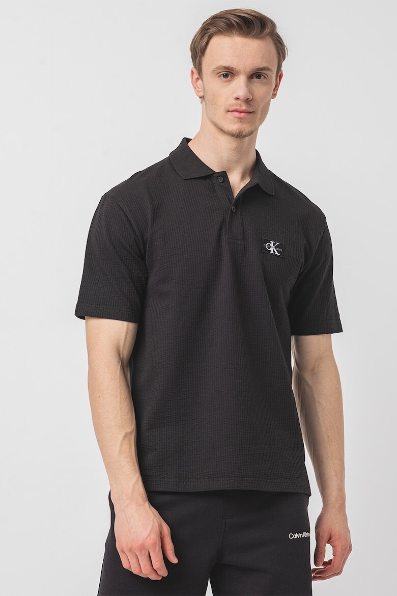 

Футболка с воротником Calvin Klein Jeans, черный