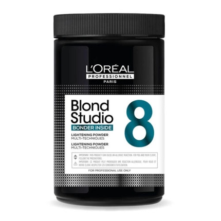 обесцвечивающая пудра с бондингом blond studio bonder inside lightening powder 500г L'Oreal Professional Blond Studio 8 Bonder Inside осветляющая пудра 500г