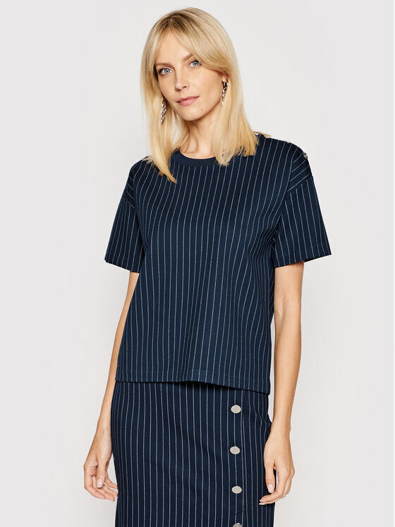 

Футболка прямого кроя Lauren Ralph Lauren, синий
