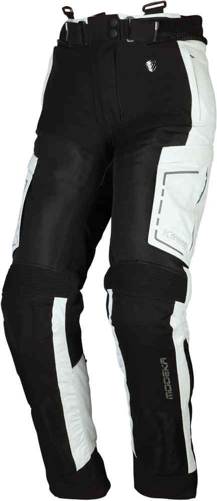 Женские мотоциклетные текстильные брюки Khao Air Modeka, черный/светло-серый женские мотоциклетные текстильные брюки khao air modeka черный светло серый