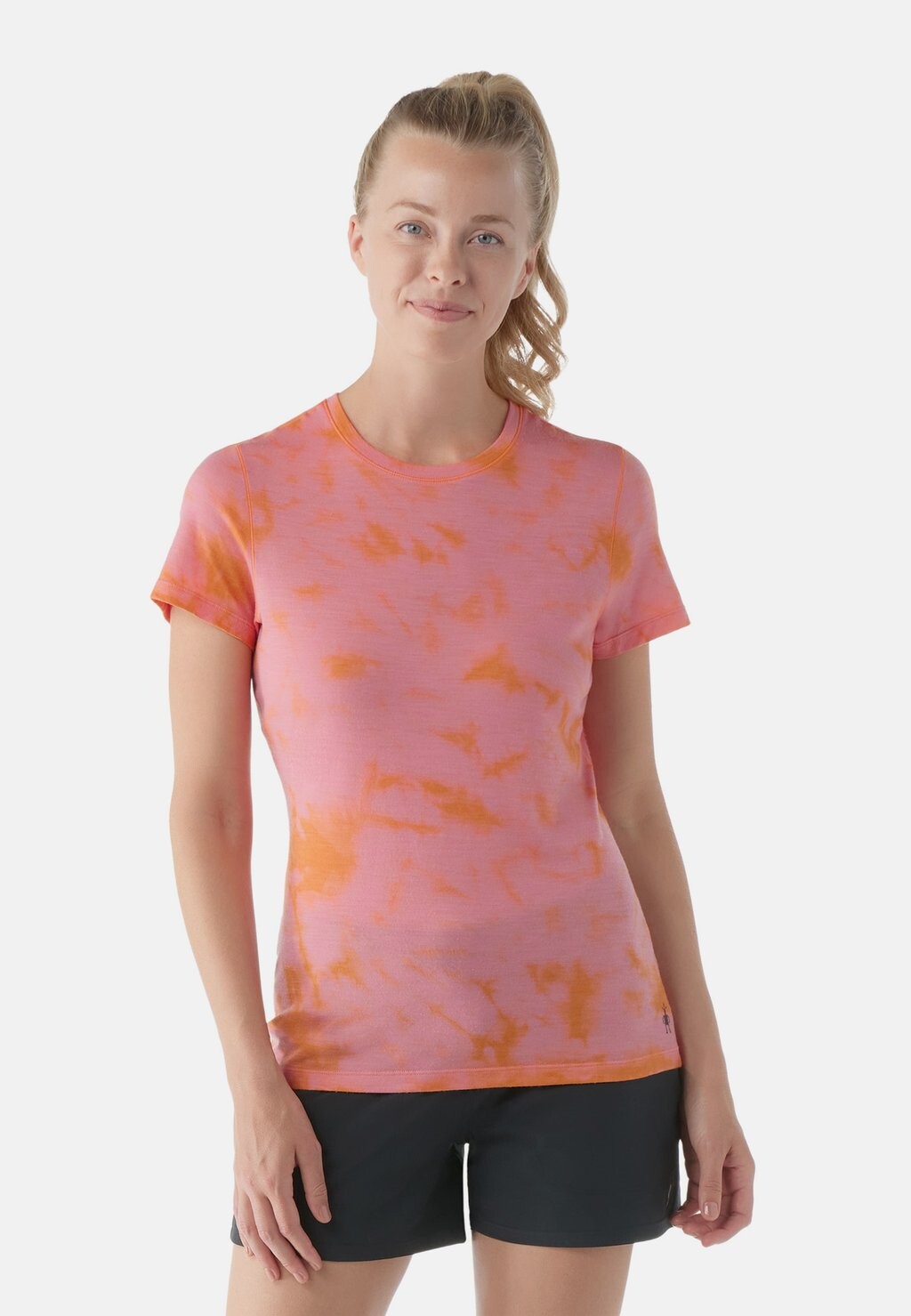

Футболка базовая SHORT SLEEVE Smartwool, цвет guava orange wash