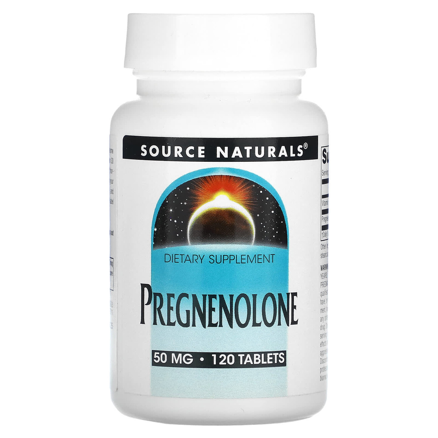 

Прегненолон, 50 мг, 120 таблеток, Source Naturals