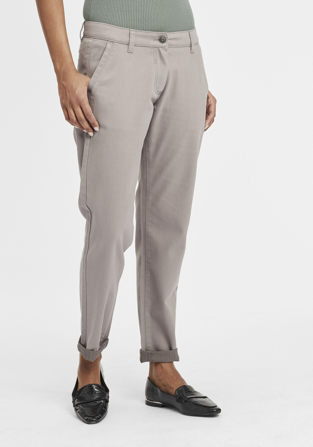 

Брюки Oxmo Chinohose, серый