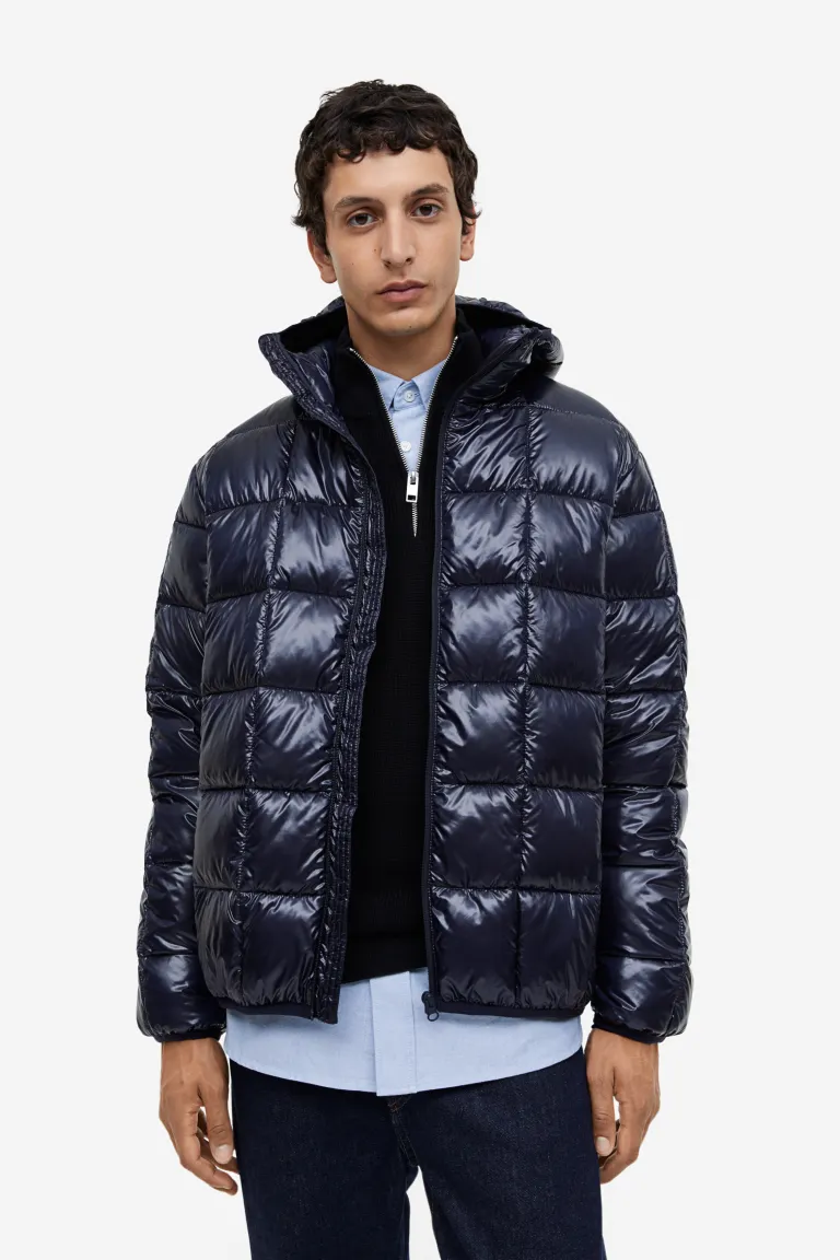 

Легкая стеганая куртка стандартного кроя H&M, синий