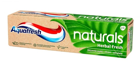 Зубная паста Aquafresh Naturals Herbal Fresh 75мл, GSK