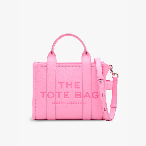 маленькая кожаная сумка тоут marc jacobs розовый Маленькая кожаная большая сумка Marc Jacobs, розовый