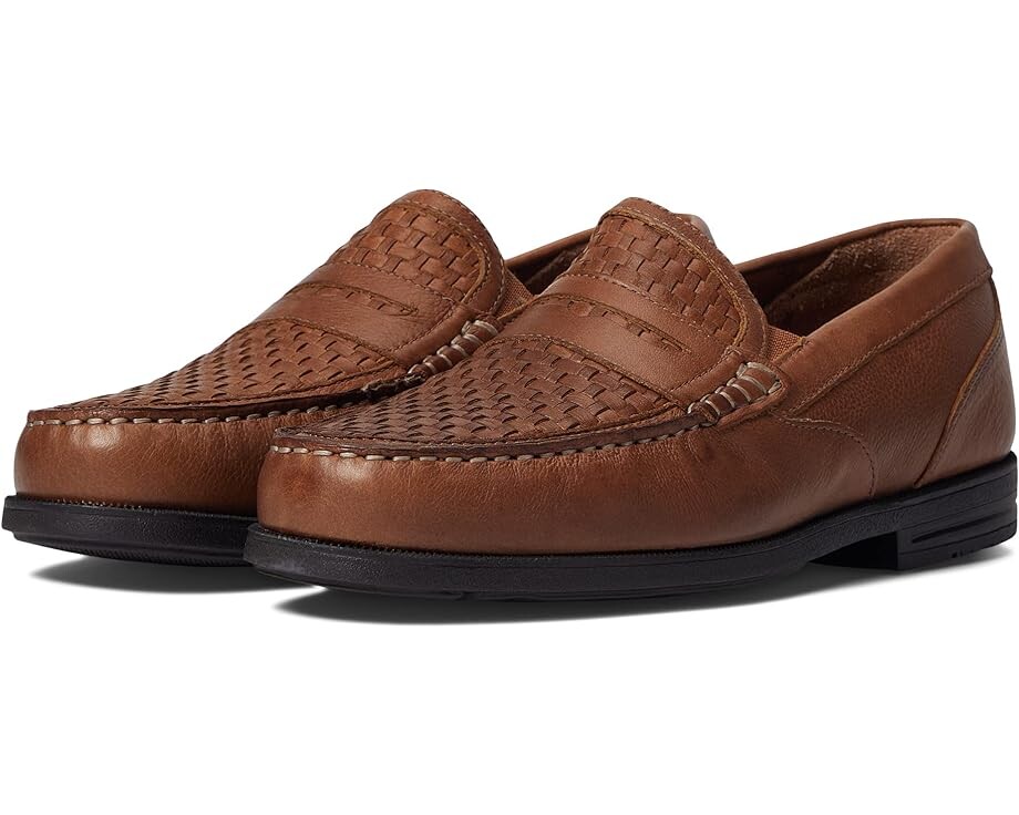 Лоферы Rockport Preston Penny, цвет Tan Woven