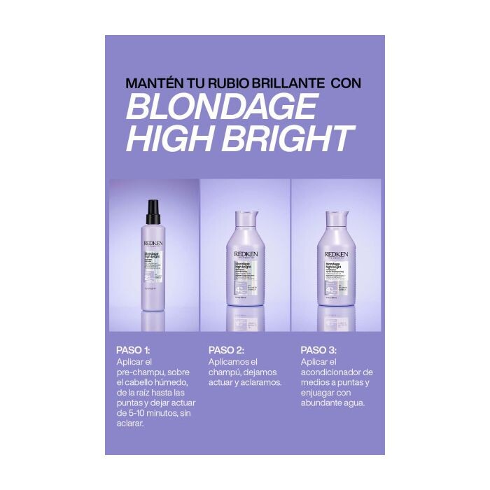 

Шампунь Color Extend Blondage High Bright Pre-Champú Redken, 250 ml