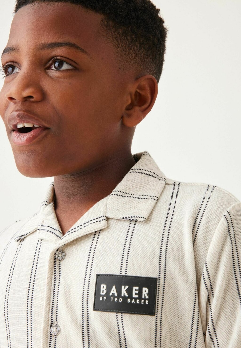 

Рубашка Striped Regular Fit Baker by Ted Baker, бежевый