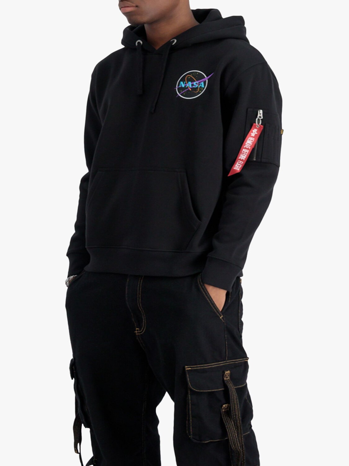 

Толстовка Спейс шаттл Alpha Industries, черный