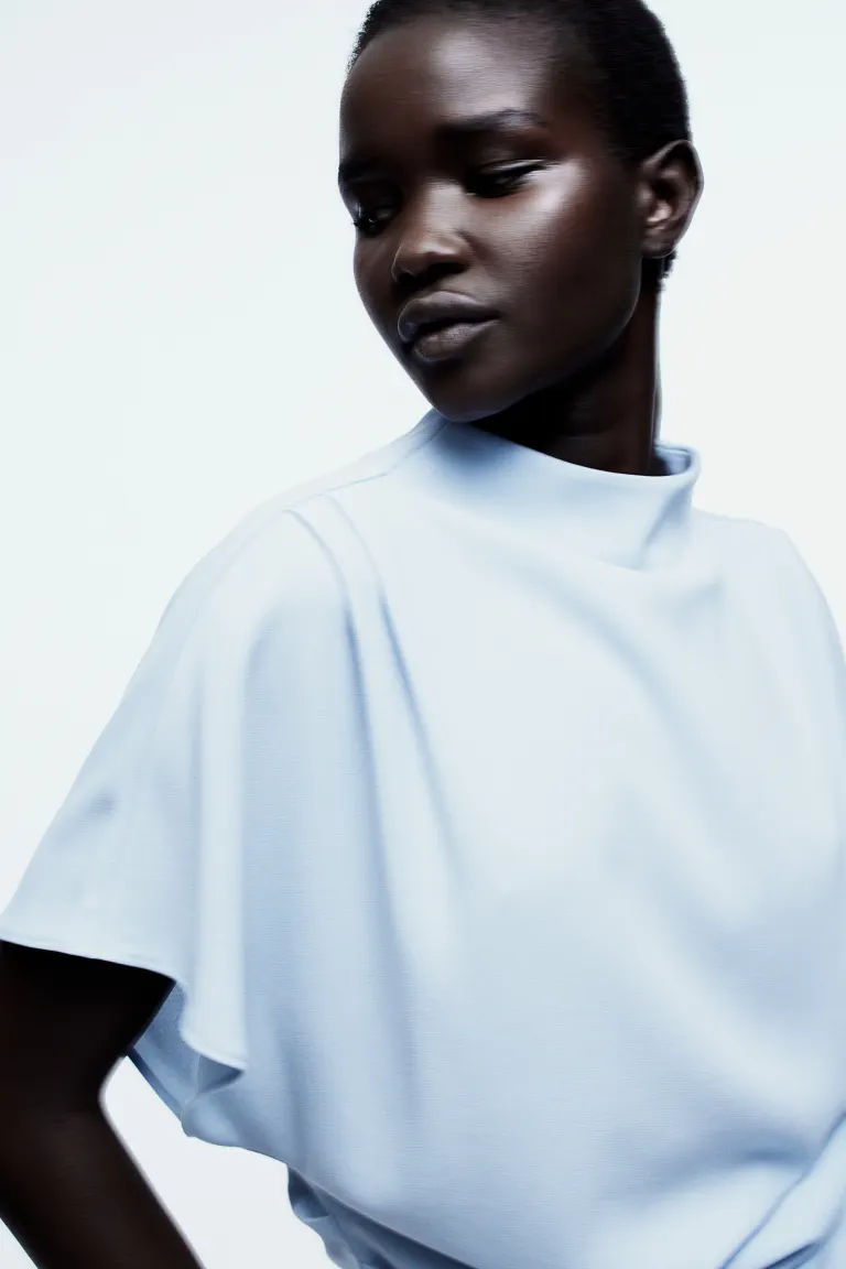 

Блузка с короткими рукавами H&M, синий