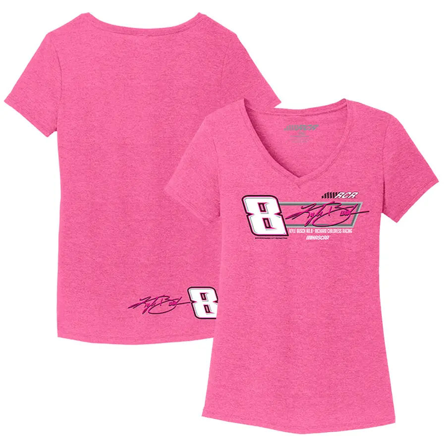 

Футболка с коротким рукавом Richard Childress Racing Team Collection Kyle Busch, розовый