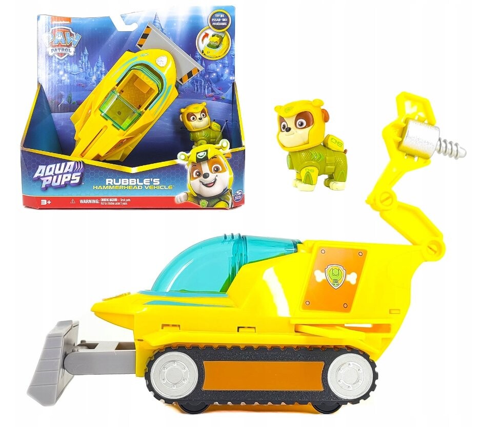 

Фигурка подводной лодки Paw Patrol Aqua Pups Rubble SPINMASTER