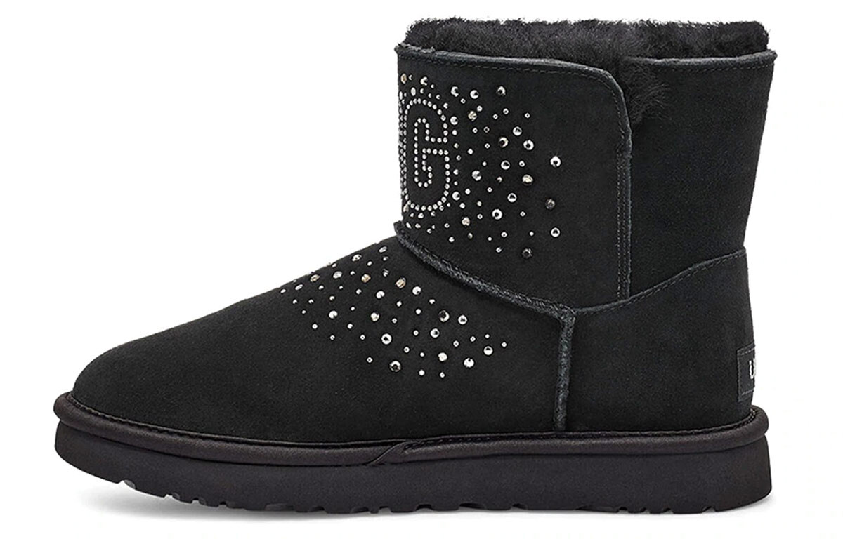 цена Женские зимние мини-сапоги Ugg Classic Bling Mini