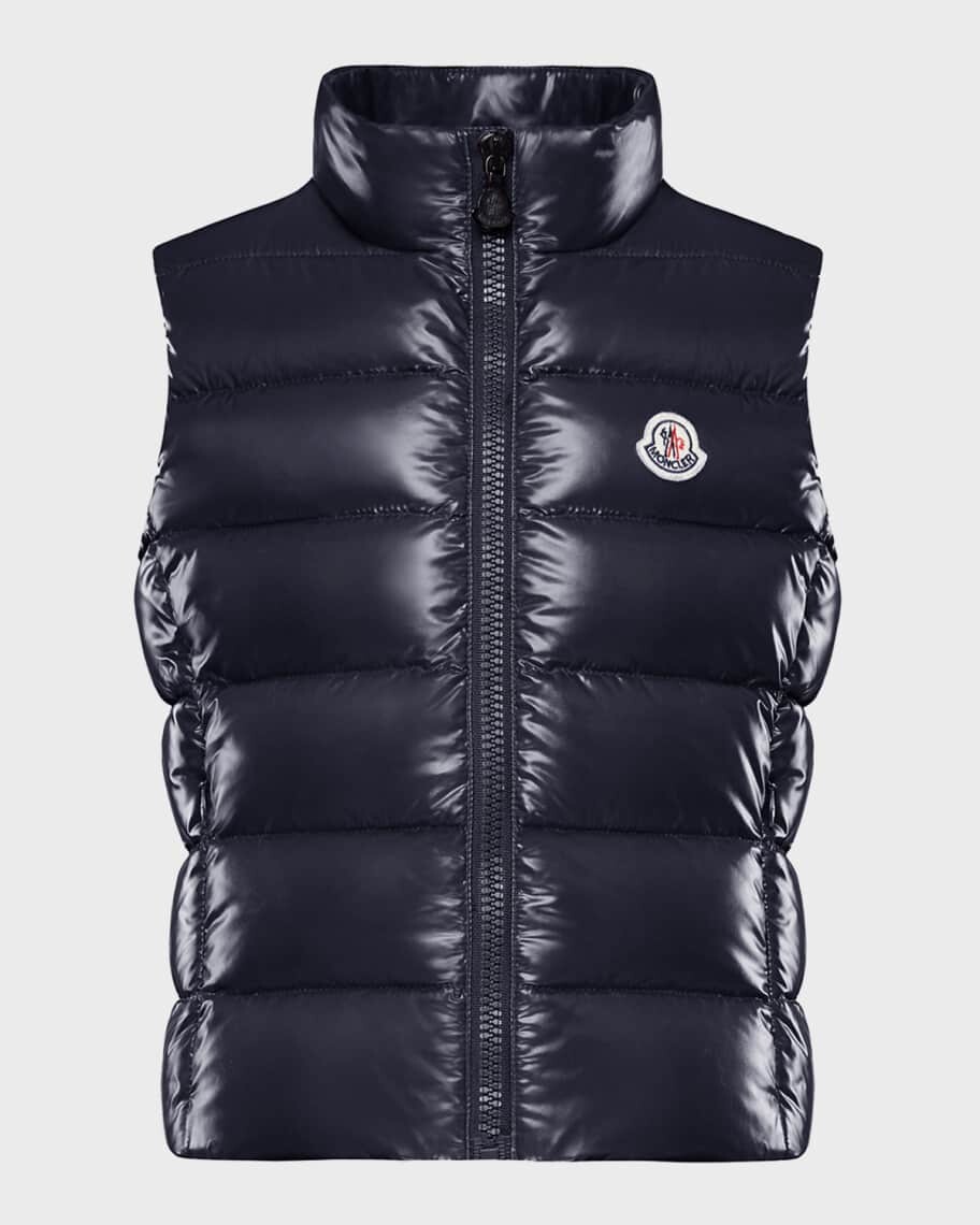 

Стеганый жилет без рукавов для девочки, размеры 8–14 Moncler