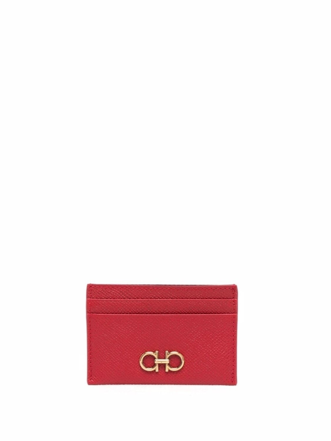 

Ferragamo картхолдер с декором Gancini, красный
