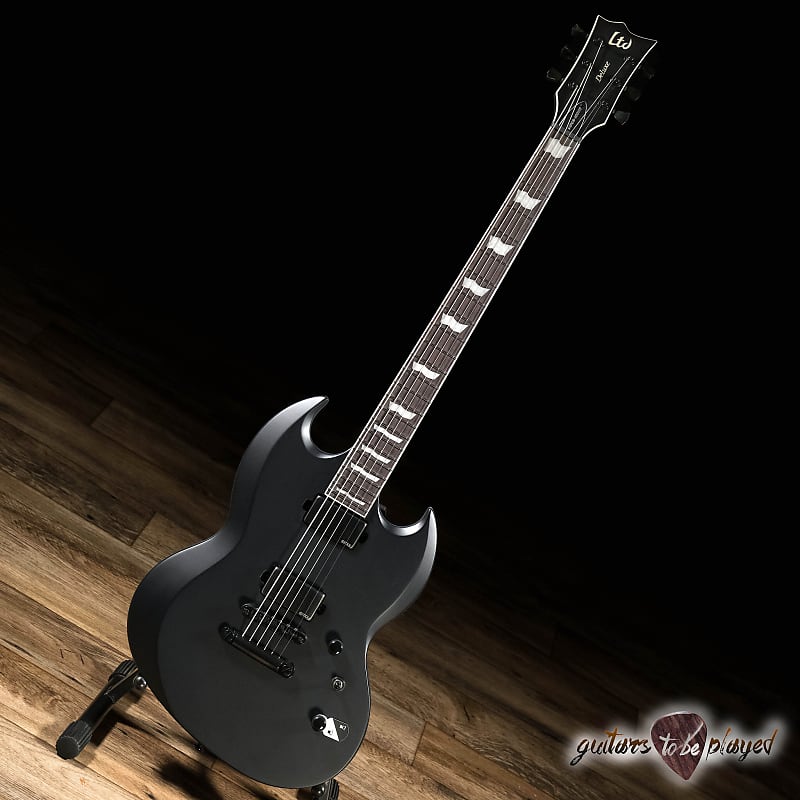 

Электрогитара ESP LTD Viper-1000 Baritone EMG Guitar – Black Satin