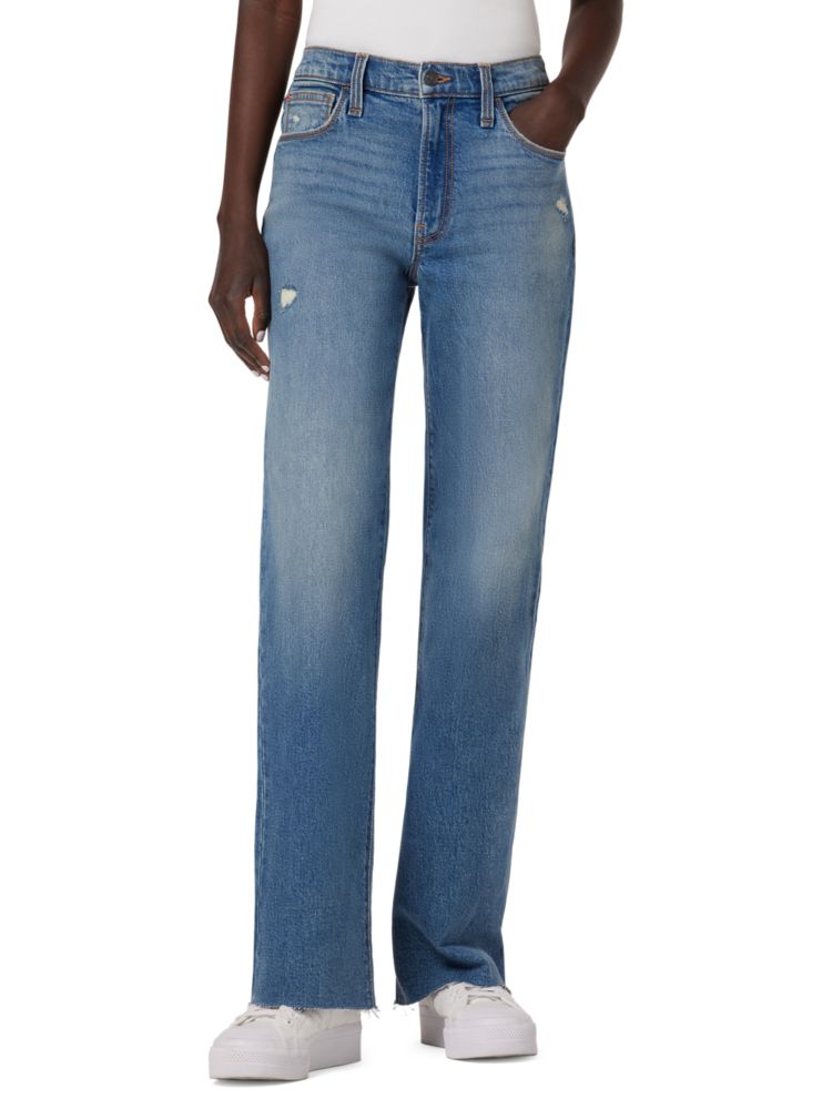 Широкие джинсы Rosalie с высокой посадкой Hudson, цвет Daylight