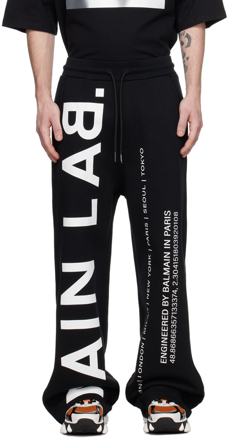 

Черные спортивные штаны Main Lab Balmain