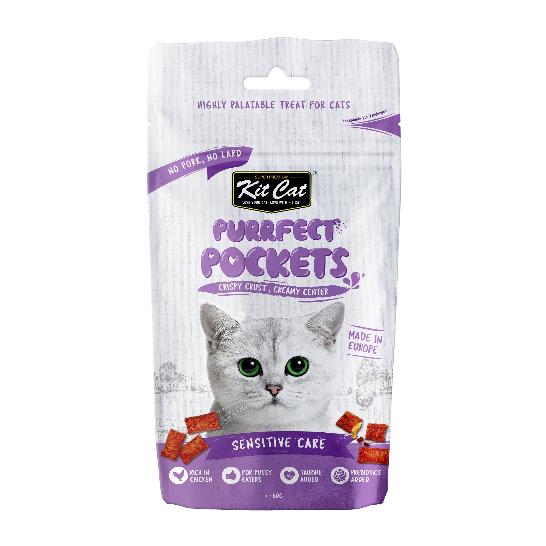 Комплект <b>Cat</b> Purrfect Pockets Sensitive Care 60 гр <b>Kit</b> <b>Cat</b>. 