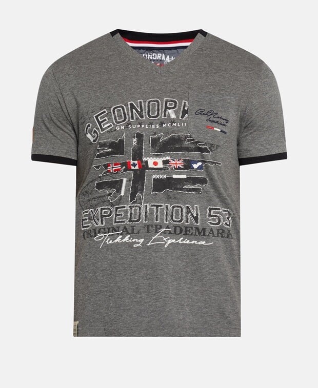 

Футболка Geographical Norway, цвет Medium Grey