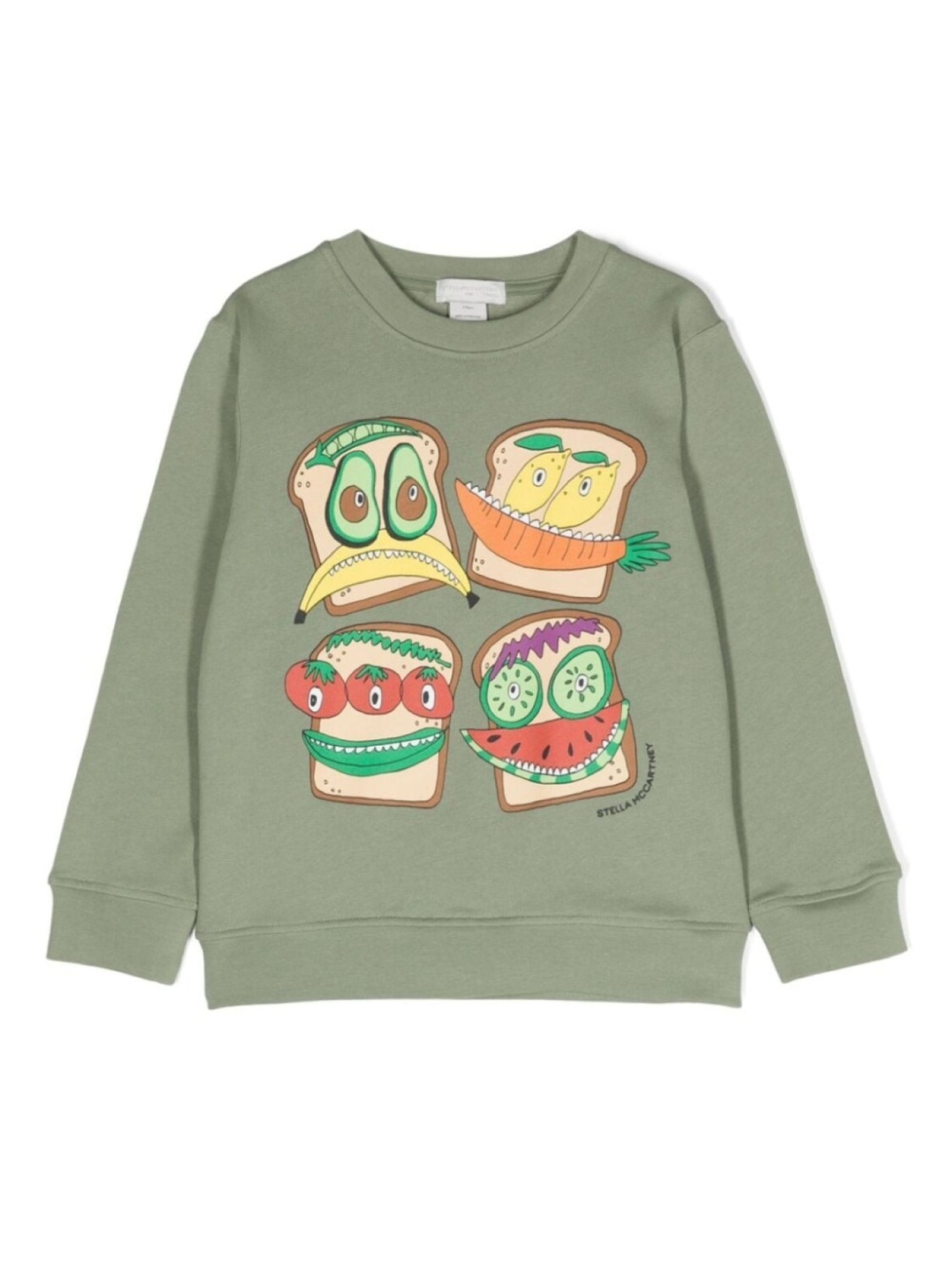 

Stella McCartney Kids толстовка с принтом, зеленый