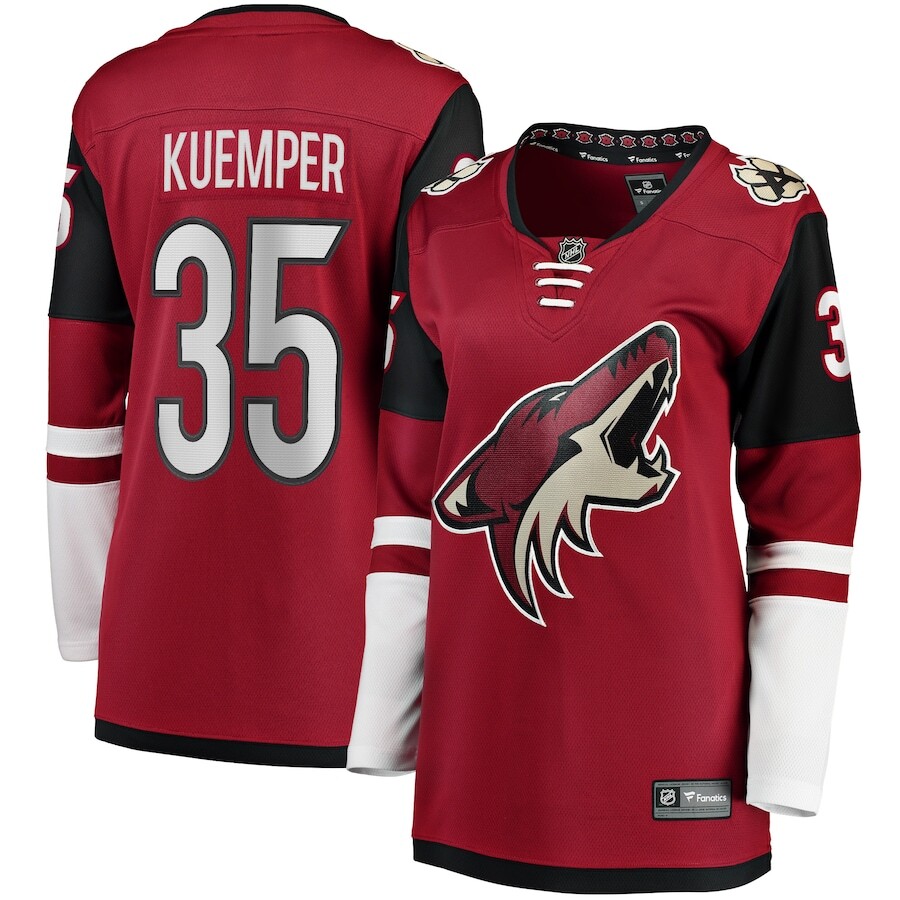 

Джерси Fanatics Branded Arizona Coyotes, гранатовый