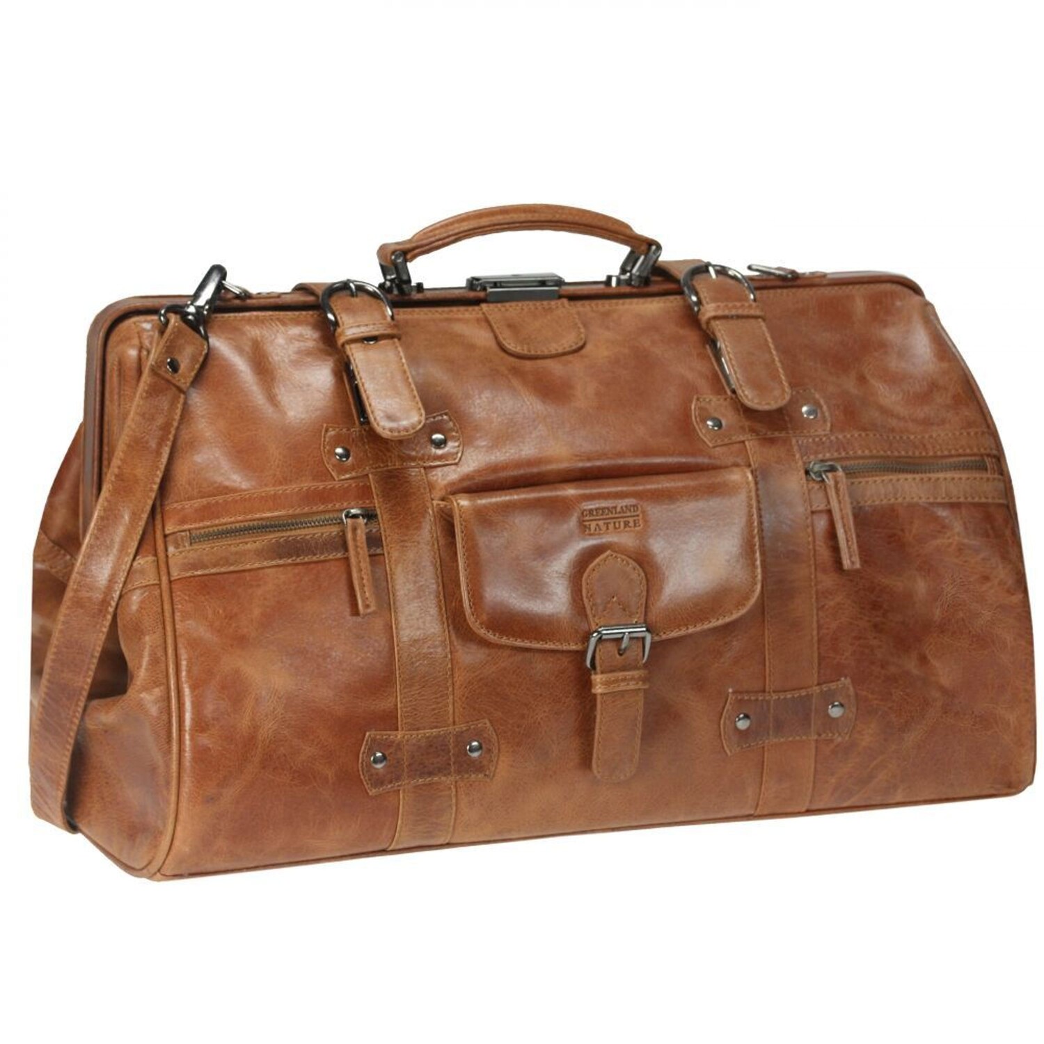 

Сумка Greenland Nature Light Doc Traveler Doktorkoffer Leder 51 cm, коричневый