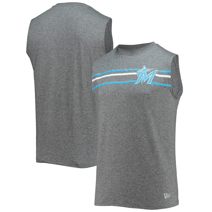 

Майка New Era Miami Marlins, серый
