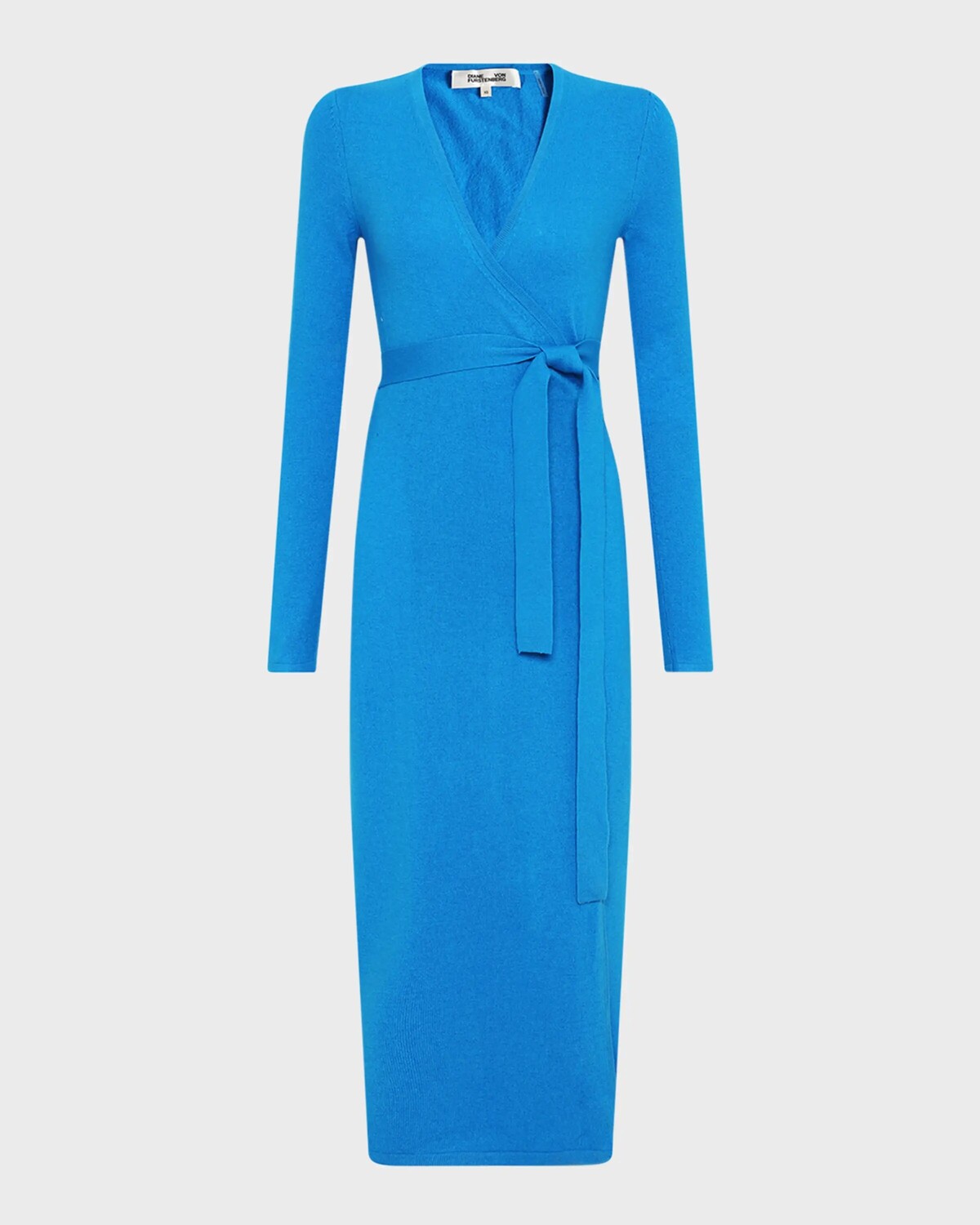 

Платье миди с запахом Astrid из шерсти и кашемира Diane Von Furstenberg, цвет Brilliant Blue