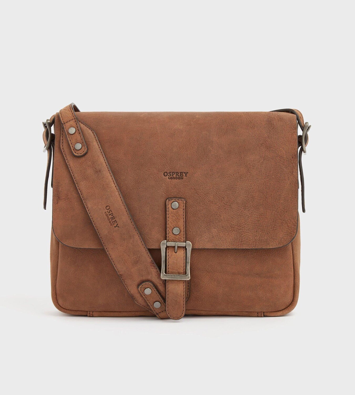 

Кожаная сумка-саквояж Clayton OSPREY LONDON, коричневый