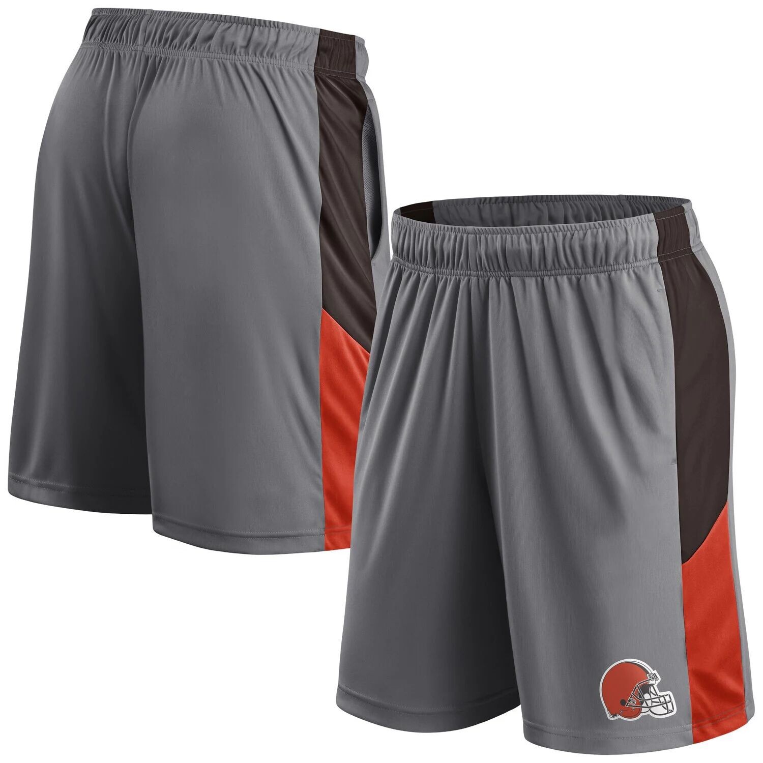 

Мужские фирменные серые шорты с логотипом Cleveland Browns Primary Fanatics