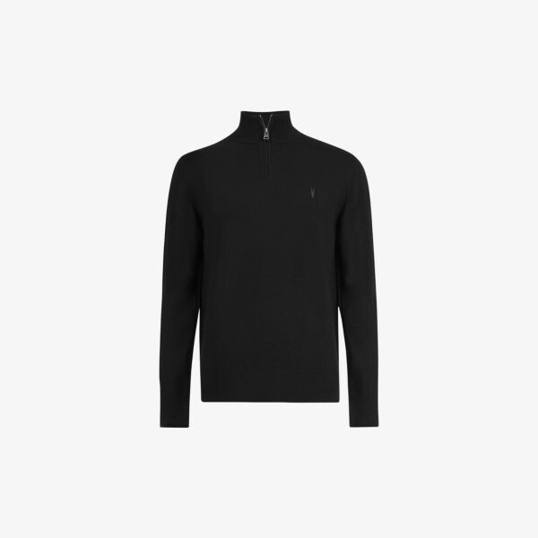 

Джемпер Kilburn с воротником-воронкой на молнии Allsaints, черный