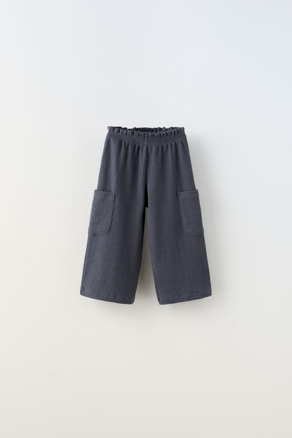 

Брюки-кюлоты Zara, синий серый