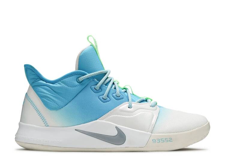 

Кроссовки Nike PG 3 'LURE', платиновый, Синий