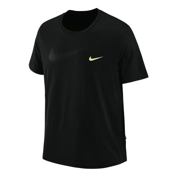 Футболка Men's Nike Alphabet Pattern Printing Round Neck Short Sleeve Black T-Shirt, мультиколор