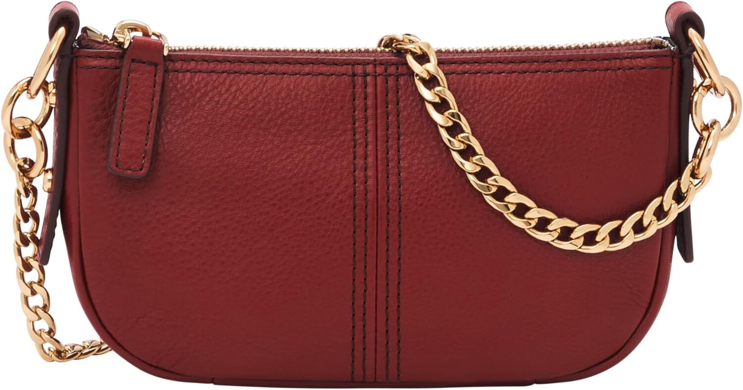 

Миниатюрная сумка через плечо Jolie Baguette Fossil, цвет Scarlet